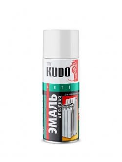 Эмаль для радиаторов отопления КУДО белая, 520 мл