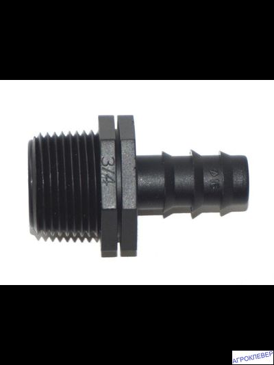 Штуцер 3/4 НР x 16мм (ерш)