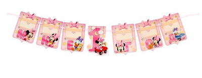 Гирлянда "Мне 1 год" Дисней, с местом по фото