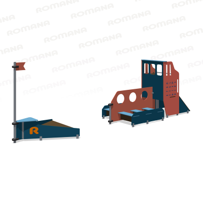 Детский игровой комплекс "Баржа" Romana 057.75.00