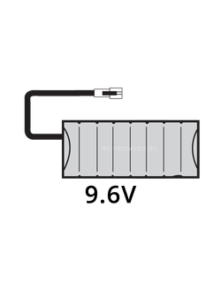 АККУМУЛЯТОР 9.6V NI-MH/CD