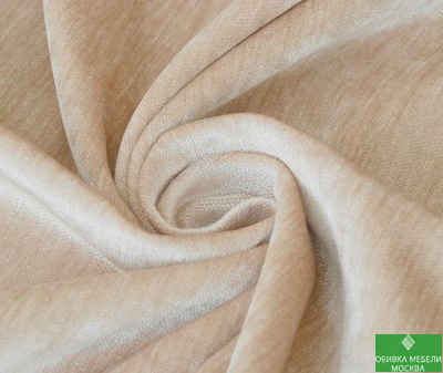 Однотонная ткань шенилл