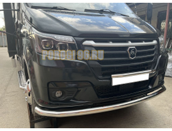 Защита переднего бампера с подгибами d60 для ГАЗель Next NN 2021-