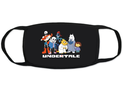 Тканевая защитная маска на лицо Андертейл, Undertale №4