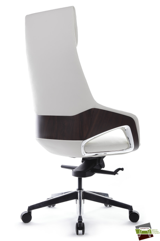 Кресло Aura FK005-A Белый (6207) натуральная кожа