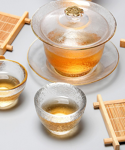 Набор посуды гайвань стекло