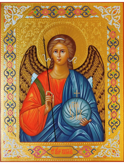 Ангел-Хранитель. Рукописная икона.