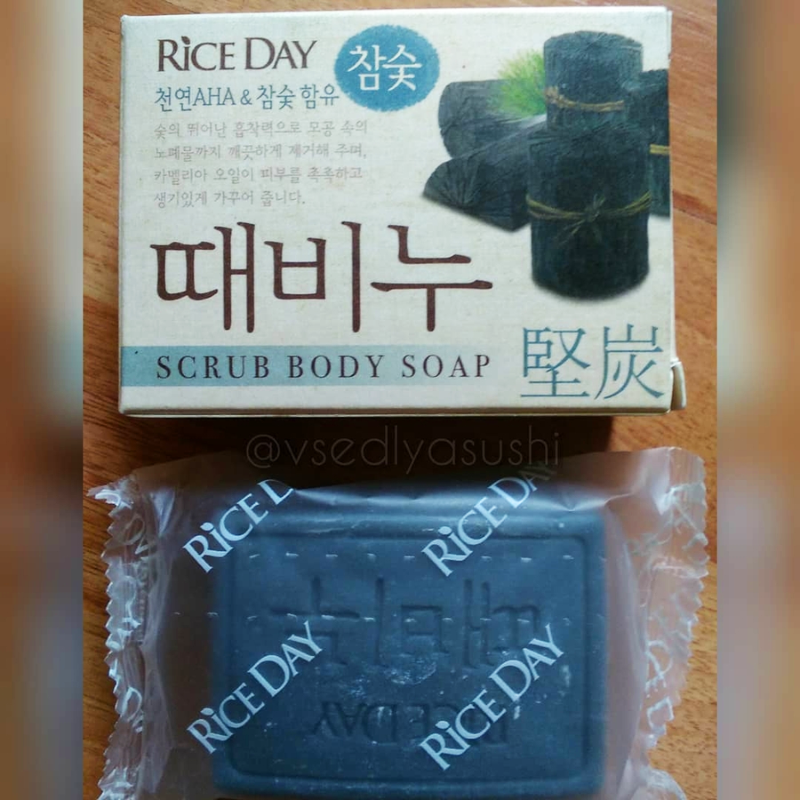 Туалетное скраб-мыло Rice Day Scrub Body Soap 100 г (Корея)