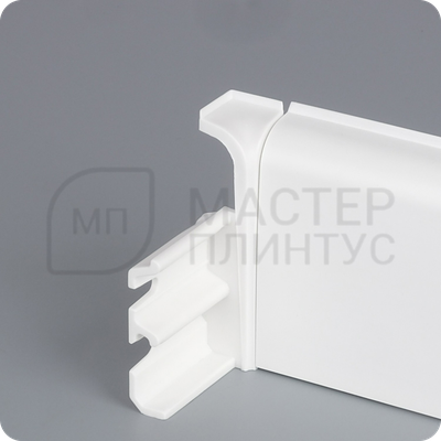 Плинтус с кабель-каналом Comfort Classic 80 80х16х2200 мм. Белый 001