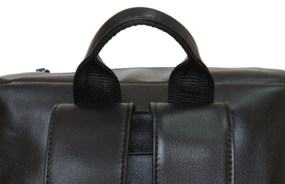 Кожаный рюкзак Santerno black (арт. 3007-05)