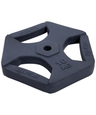 Диск обрезиненный STARFIT BB-205, d=26 мм 0,5-10 кг