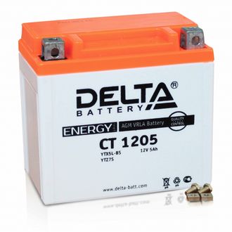 Аккумулятор Delta  CT 1205 (YTX5L-BS, YTZ7S)