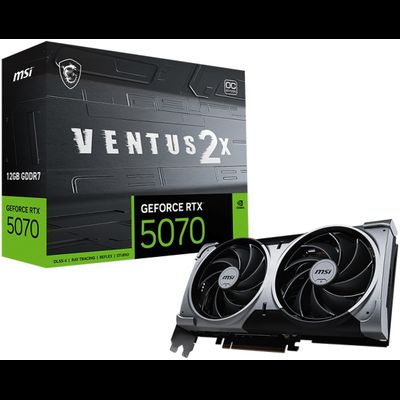Видеокарта MSI GeForce RTX 5070 Ventus 2X OC 12GB