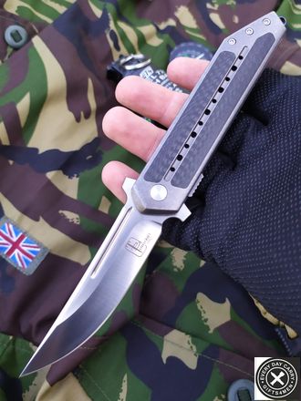 Складной нож 3/4 Kwaiken Todd Begg Titanium Carbon