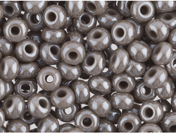 БИСЕР PRECIOSA 10/0 48020 НЕПРОЗРАЧНЫЙ БЛЕСТЯЩИЙ СЕРЫЙ (5г)