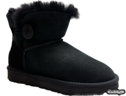 UGG W CLASSIC ULTRA С ПУГОВИЦЕЙ BLACK (36-40)