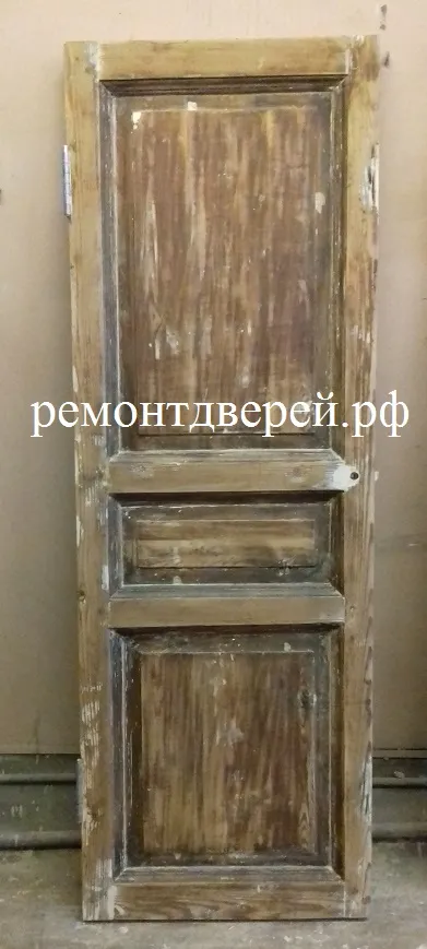 Дверь в ванную перед грунтованием