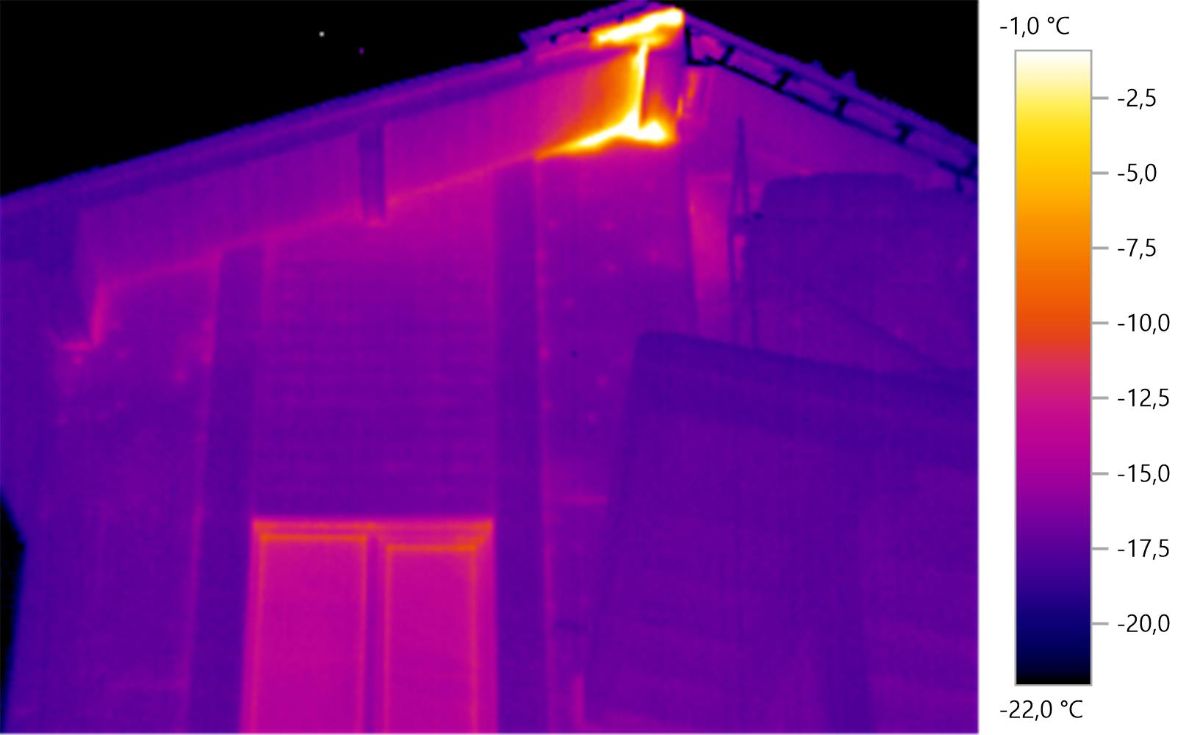 Неразрушающий контроль (термографирование) жилого дома
