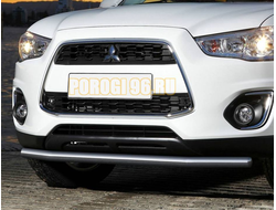 Защита переднего бампера d57 на Mitsubishi ASX ( Митсубиши а эс икс)