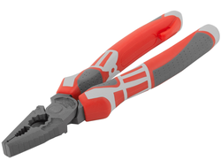 Плоскогубцы комбинир."Эталон", CrV,ребра жесткости на губках, тефлон  3К прорезин ручки 200 мм FIT, 50695