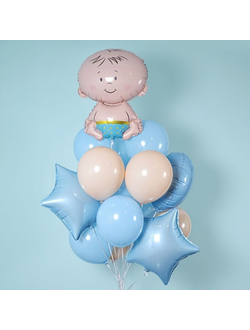 Букет малыш на шарах