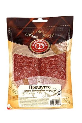 Колбаса сыровяленая (нарезка) 90 гр.