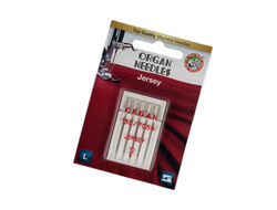 Иглы для бытовых швейных машин "ORGAN" для джерси 5 шт. в пенале №70