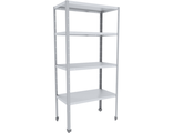 Стеллаж ПищТех ЭКОНОМ полки нерж. каркас оцинк.
