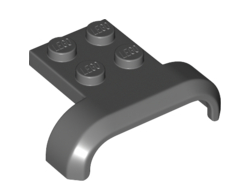 Vehicle, Mudguard 4 x 3 x 1 with Arch Curved, Dark Bluish Gray (28326 / 6178912)