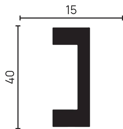 Молдинг из дюрополимера Decor Dizayn DD618, 2 метра