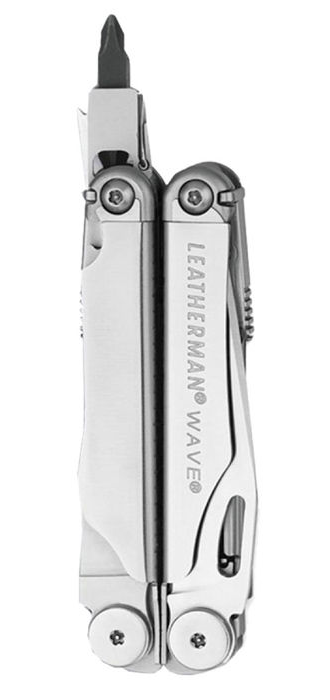 Мультитул LEATHERMAN Wave, 17 функций,  серебристый [832551]