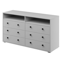 ЗБР090 Комод Оскар 6 ящиков. Размер: 1380*760*434