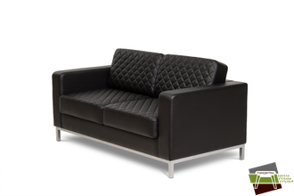 Bent2-2 БЕНТЛИ Диван 2-х местный чёрный