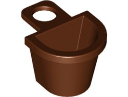 Minifigure Container D-Basket, Reddish Brown (4523 / 4211272 / 4495724 / 6269006)