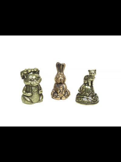 Колокольчики "Животные" из бронзы