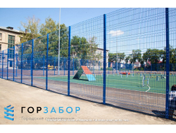 Монтаж 3Д забора под ключ в Подмосковье