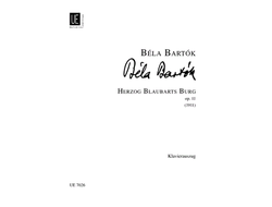 Bartók. Herzog Blaubarts Burg op.11 KLavierauszug (dt/un)