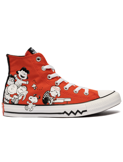 Красные кеды Converse Chuck Taylor All Star Snoopy x Peanuts СНУПИ 168401C