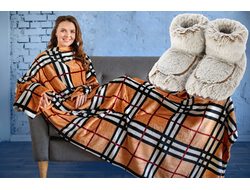 Клетка и сапожки MARSHMALLOW (бежевые)