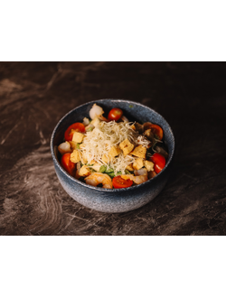 Салат Цезарь с креветкой