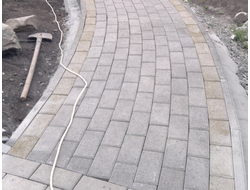 Тротуарная плитка брусчатка "кирпич"