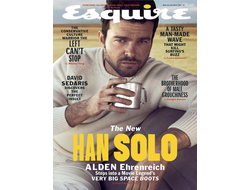 ESQUIRE USA Magazine May 2018 Alden Ehrenreich, Star Wars Cover Мужские иностранные журналы,Intpress