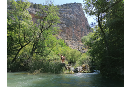 Чернореченский каньон, река Черная
