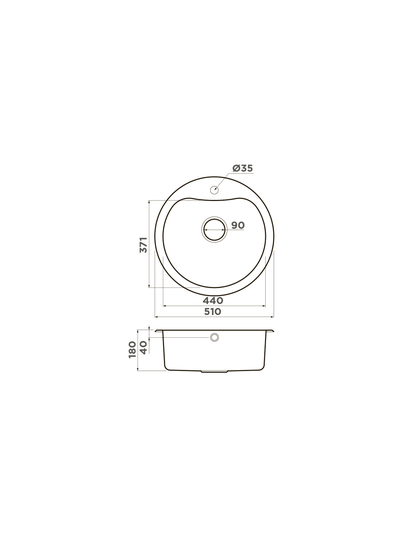 Мойка OMOIKIRI SAROMA 51