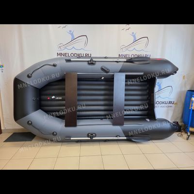 Моторная лодка Таймень NX 3600 НДНД PRO MAX графит/черный сверху