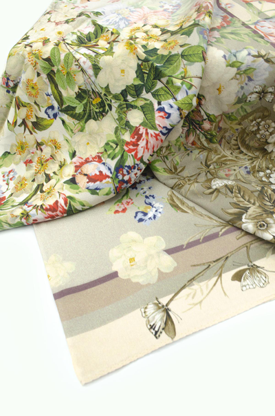 Павловопосадский платок Винтаж 10092-2