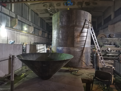 Производство стальных резервуаров