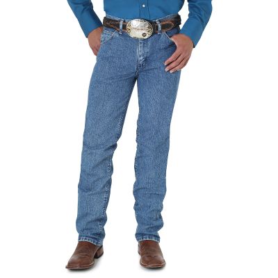 Джинсы 36MWZ Wrangler® Premium Performance™ Cowboy Cut® узкий крой [стираные]