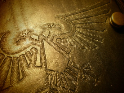 Наручи с ножом "Двухглавый орел".