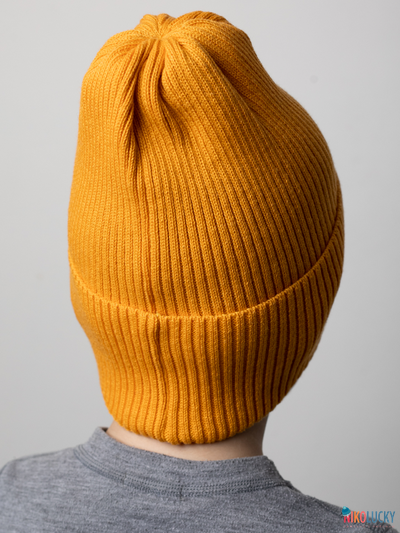 Шапка 25301-01 50%хлопок 50%акрил, горчичный 56-58